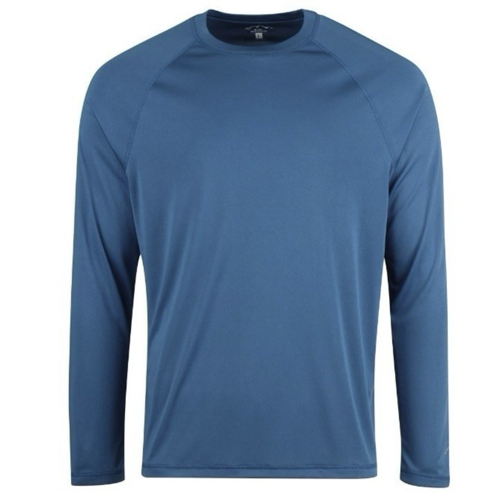 Blue Mountain Mens Tech Sun Defender Crew Neck Long Sleeve 3XL New with Tags